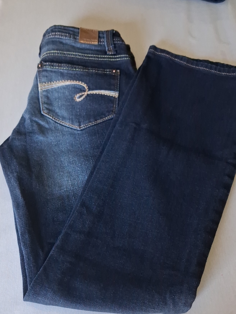 Size 14 Dark Blue Girl's Bootcut Jeans